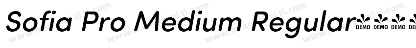 Sofia Pro Medium Regular字体转换